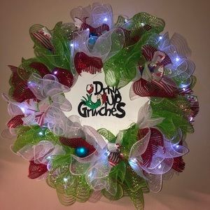 The grinch wreaths
